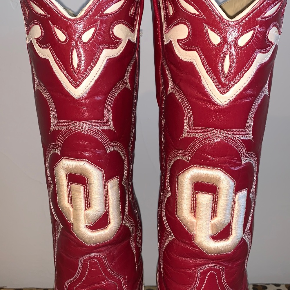 Corral boots OU Sooners